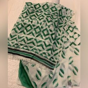 Longchamp silk and modal scarf